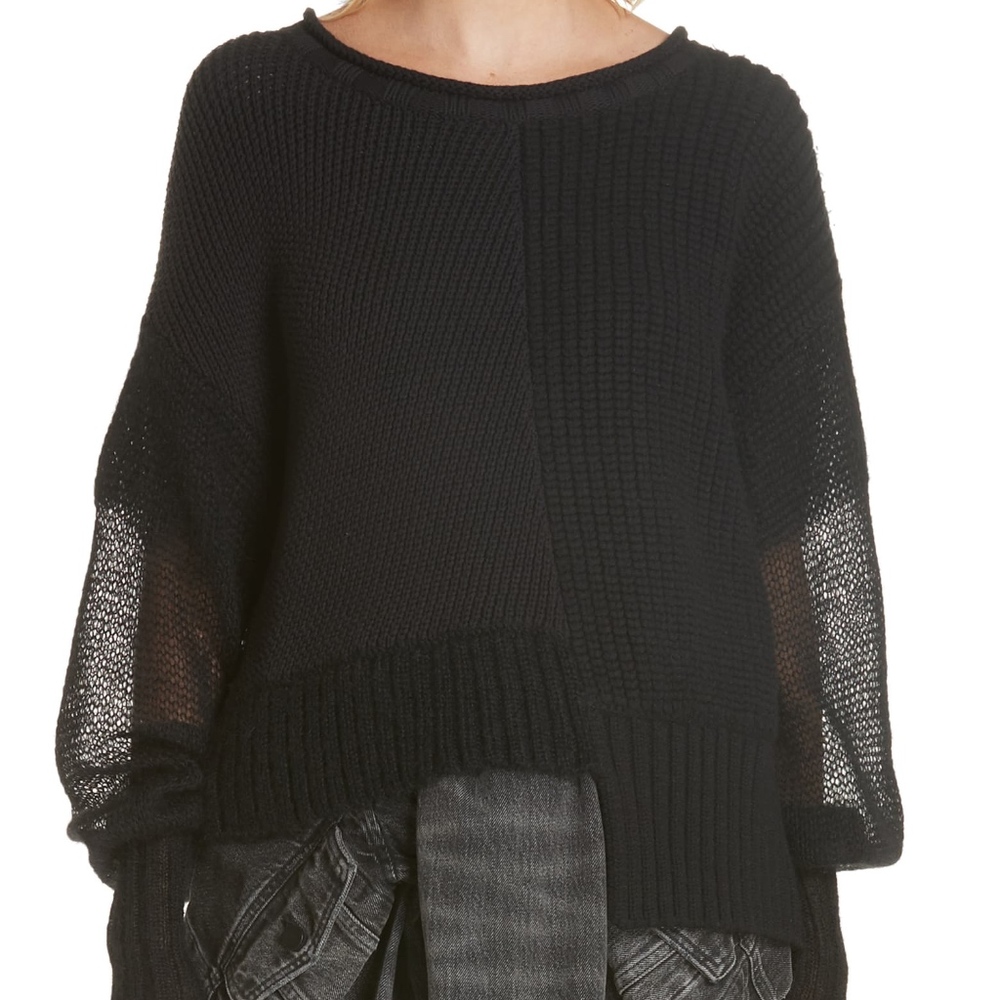 Alexanderwang.t Mixed Knit Sweater